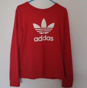 Adidas red sweater